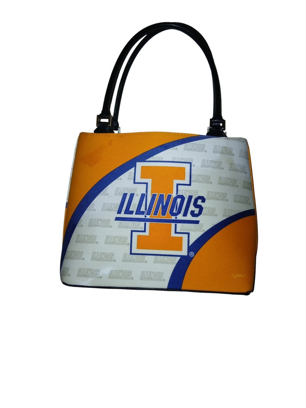 Illinois Logo Yellow & Blue Women’s Satchel